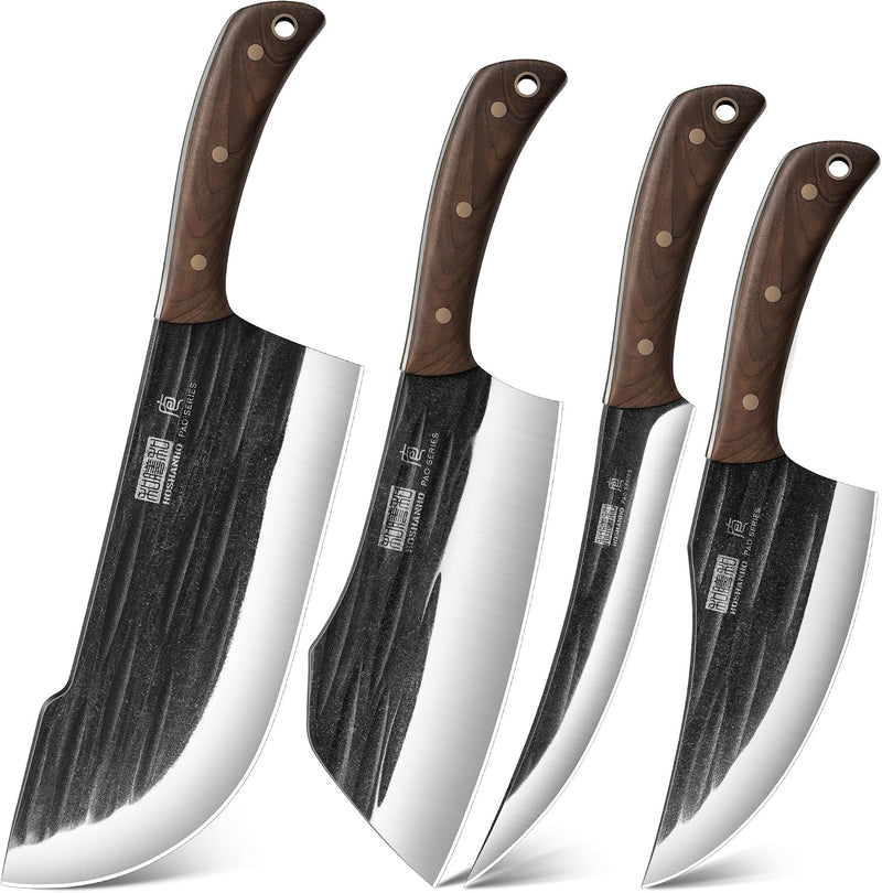 4-Piece Butcher Knife Set