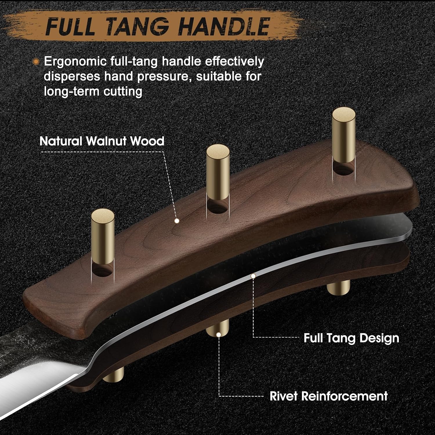 6-Piece Non Serrated Steak Knives Set