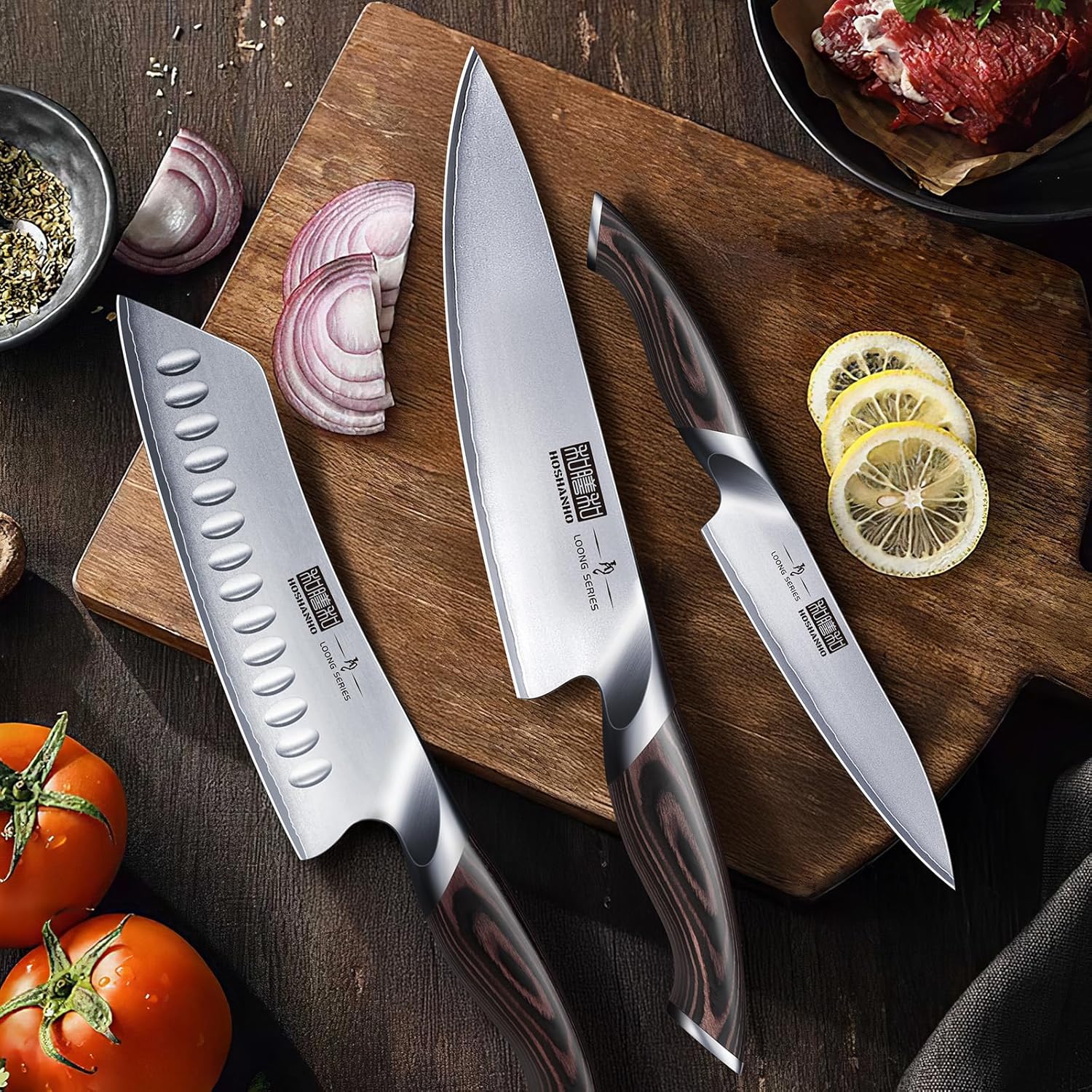 14-Piece Knife Set with Drawer Organizer