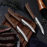 6-teiliges Steakmesserset, glatt
