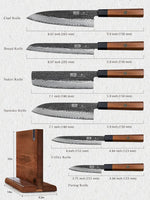 7-Piece Knife Set with Magnetic Block