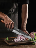 8 Inch Chef Knife-Octagonal Rosewood Handle