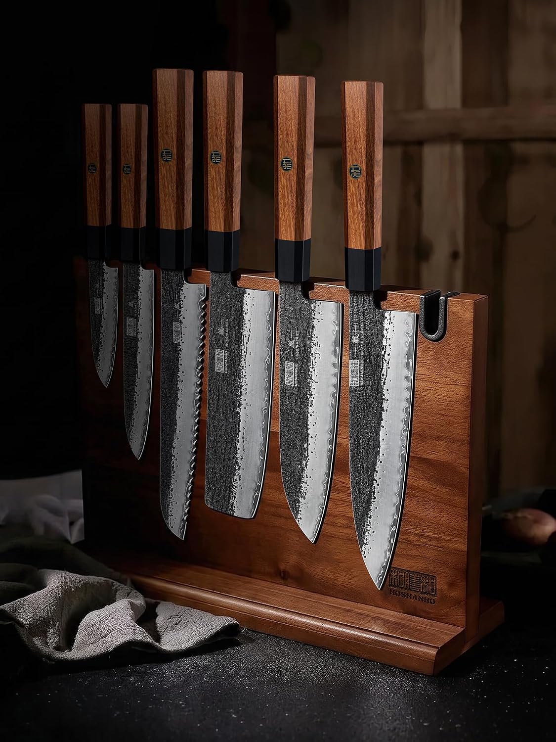 7-Piece Knife Set with Magnetic Block