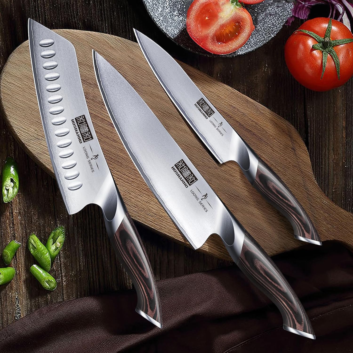 3-Piece Professional Chef Knife Set