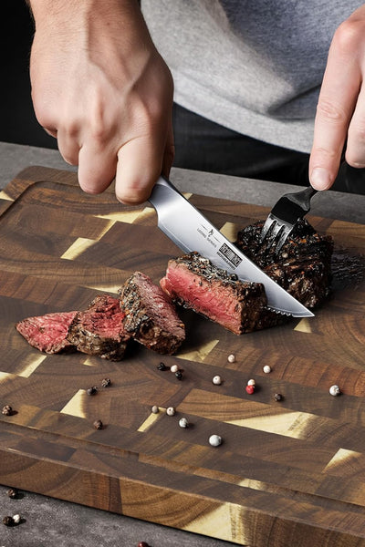Chef Slicing Brisket