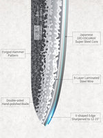 Couteau de chef japonais Gyuto de 20 cm avec étui
