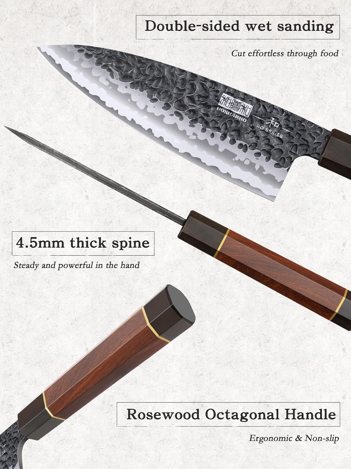 6" VG10 Deba Knife – Rosewood Handle