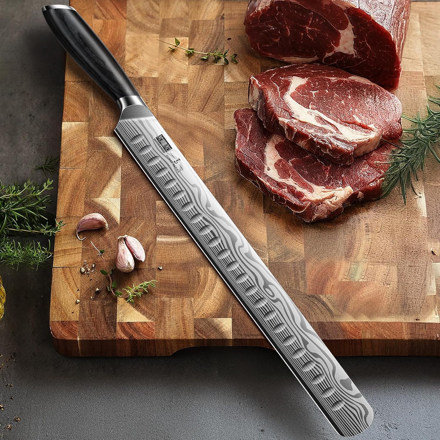 12" Brisket Knife Razor Sharp Carving Knife