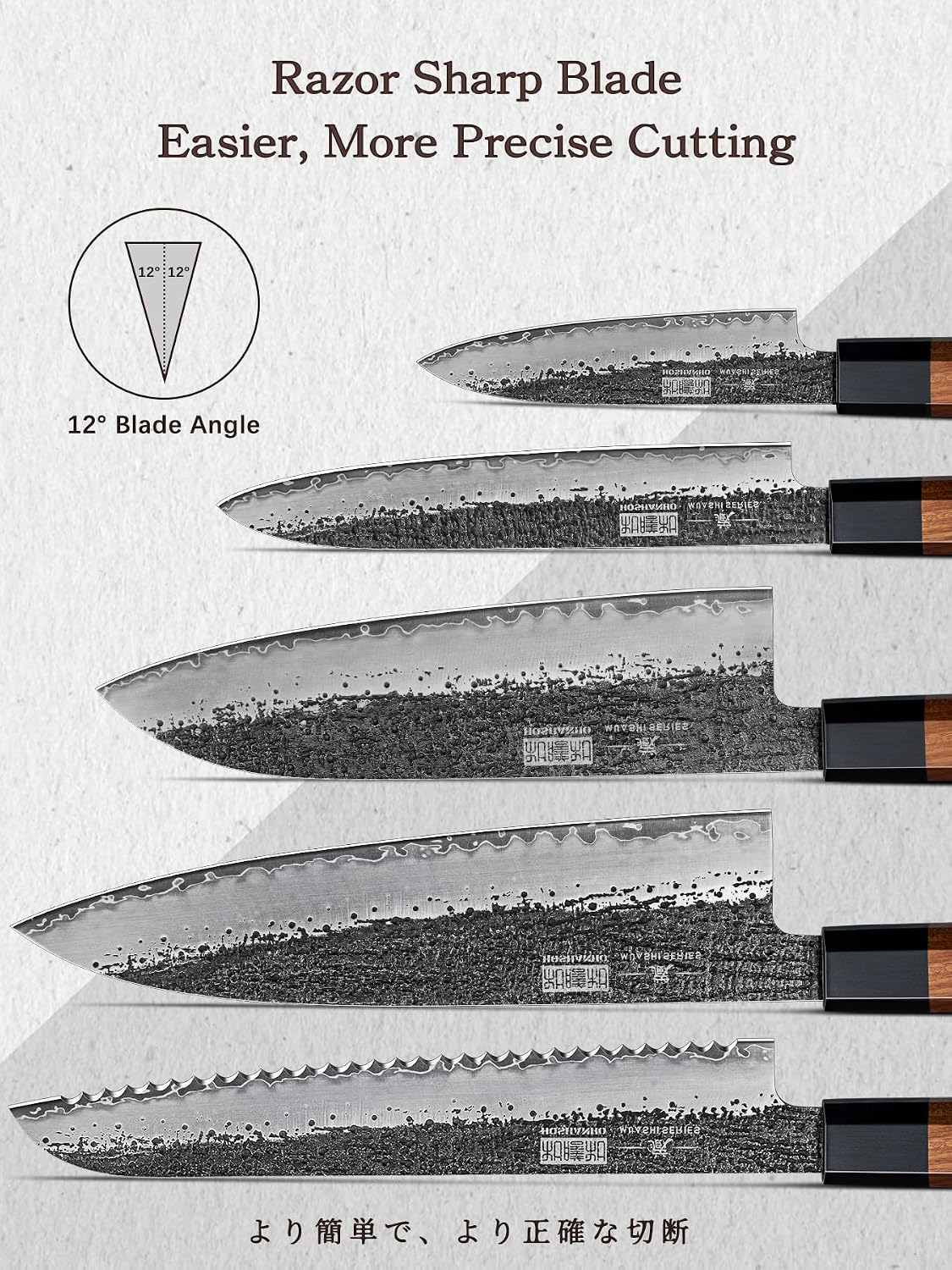 5-Piece Kitchen Knife Set