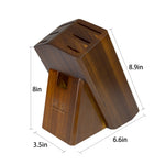 7-Slot Acacia Wood Knife Block