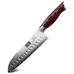 7" Damascus Santoku Knife