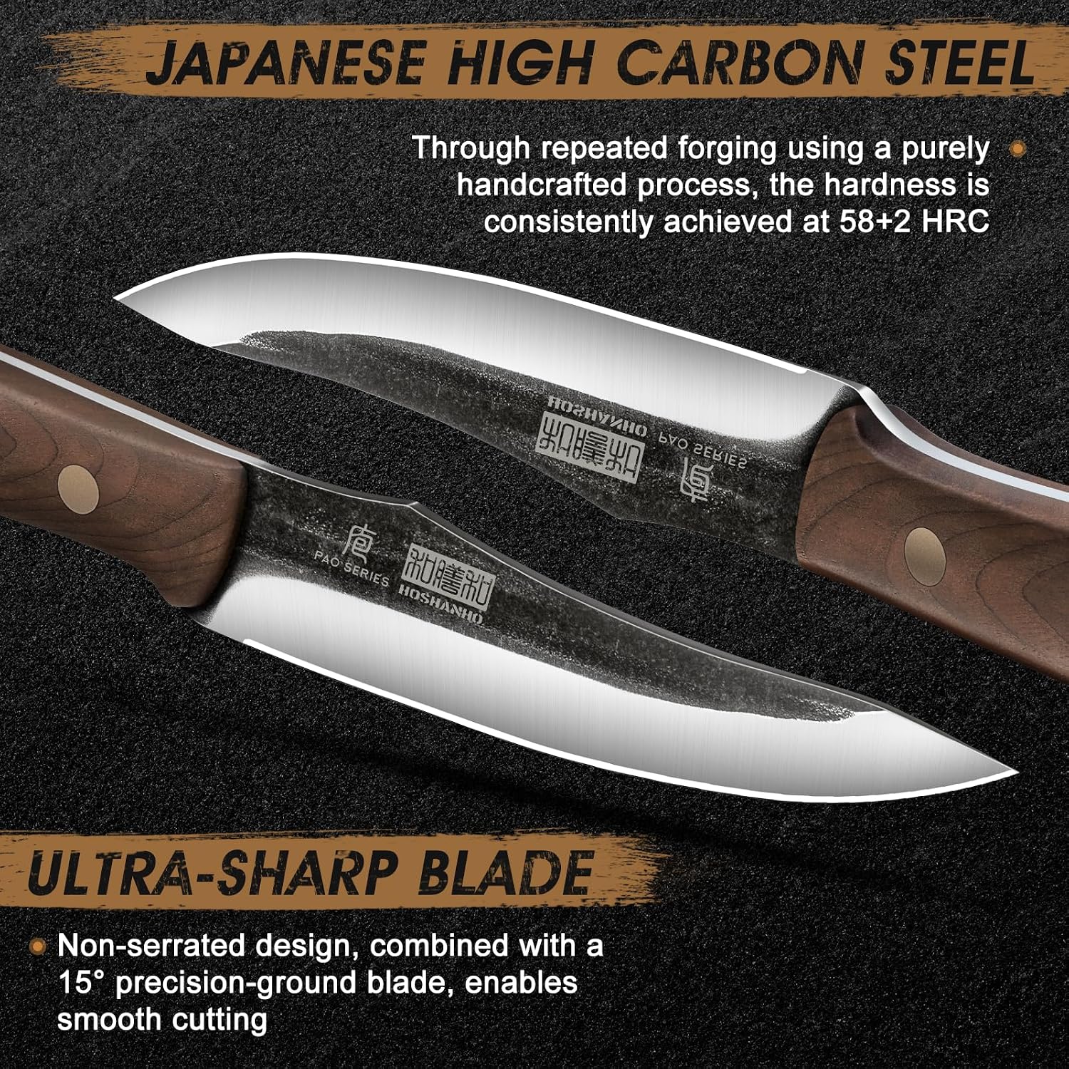 6-Piece Non Serrated Steak Knives Set