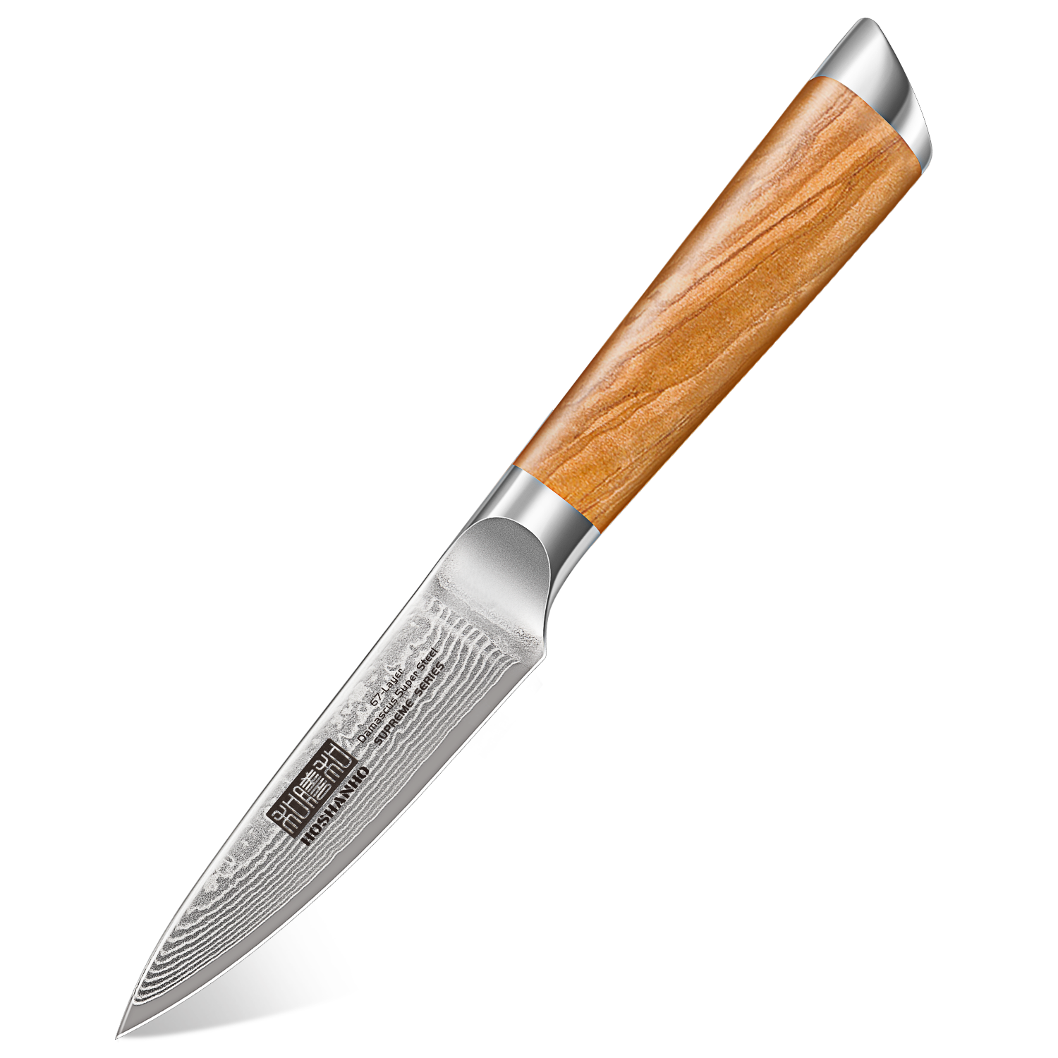 Damascus 67-Layer Japanese Paring Knife