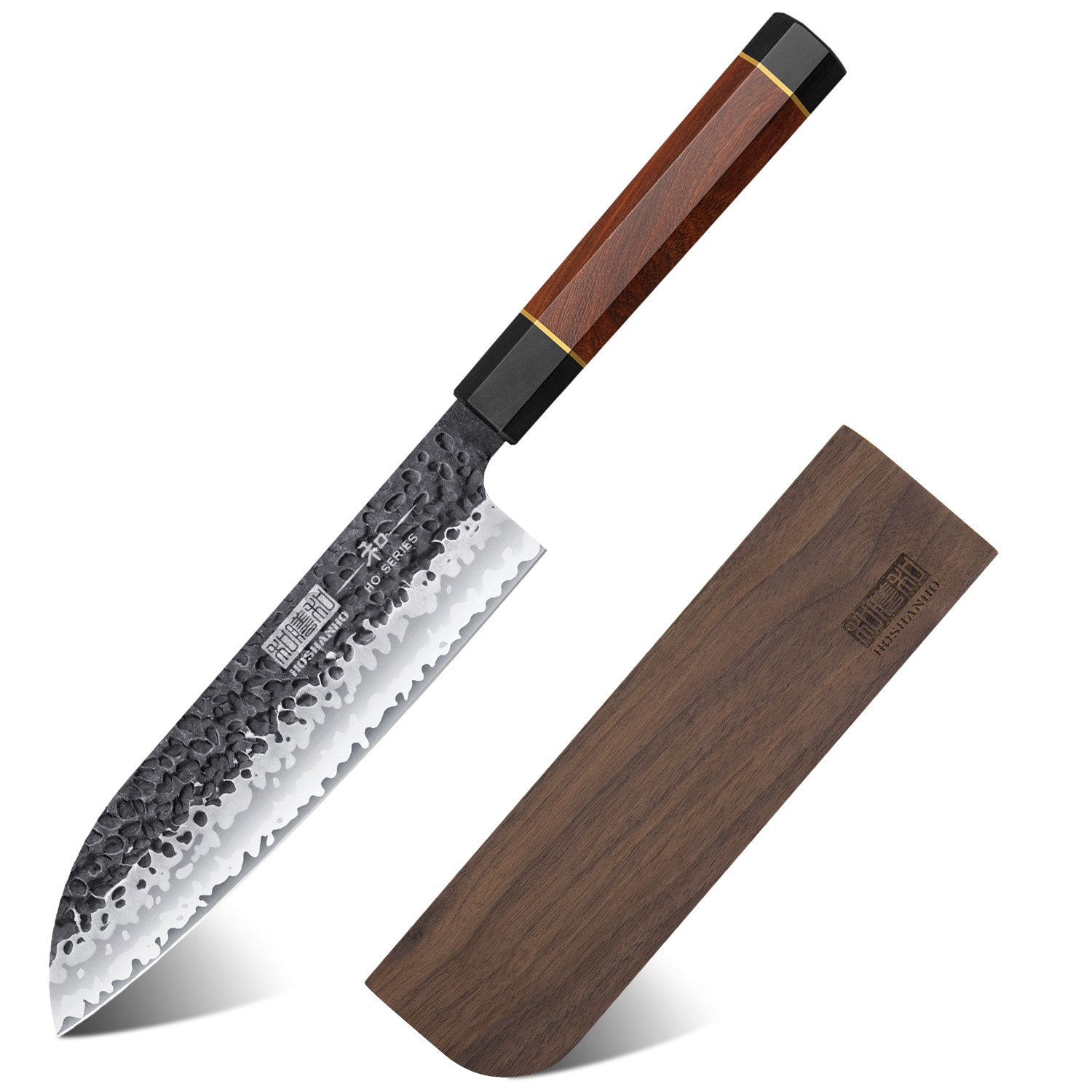 7" VG-10 Santoku Knife with Sheath