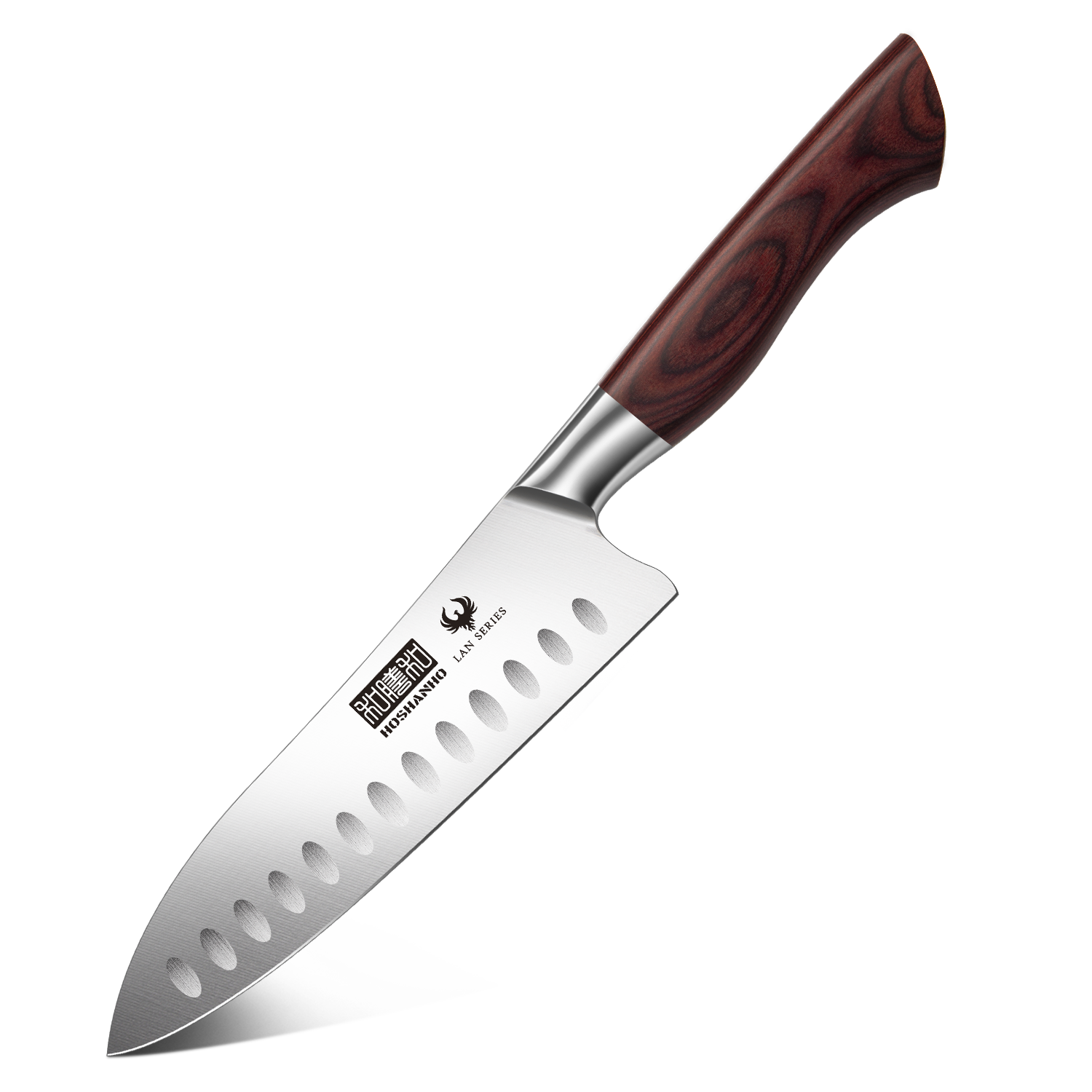 7" Santoku Knife, High Carbon Steel