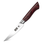 4.5" Serrated Steak Knife with Ergonomic Wood Handle