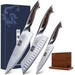 4-Piece Knife Set with Magnetic Block