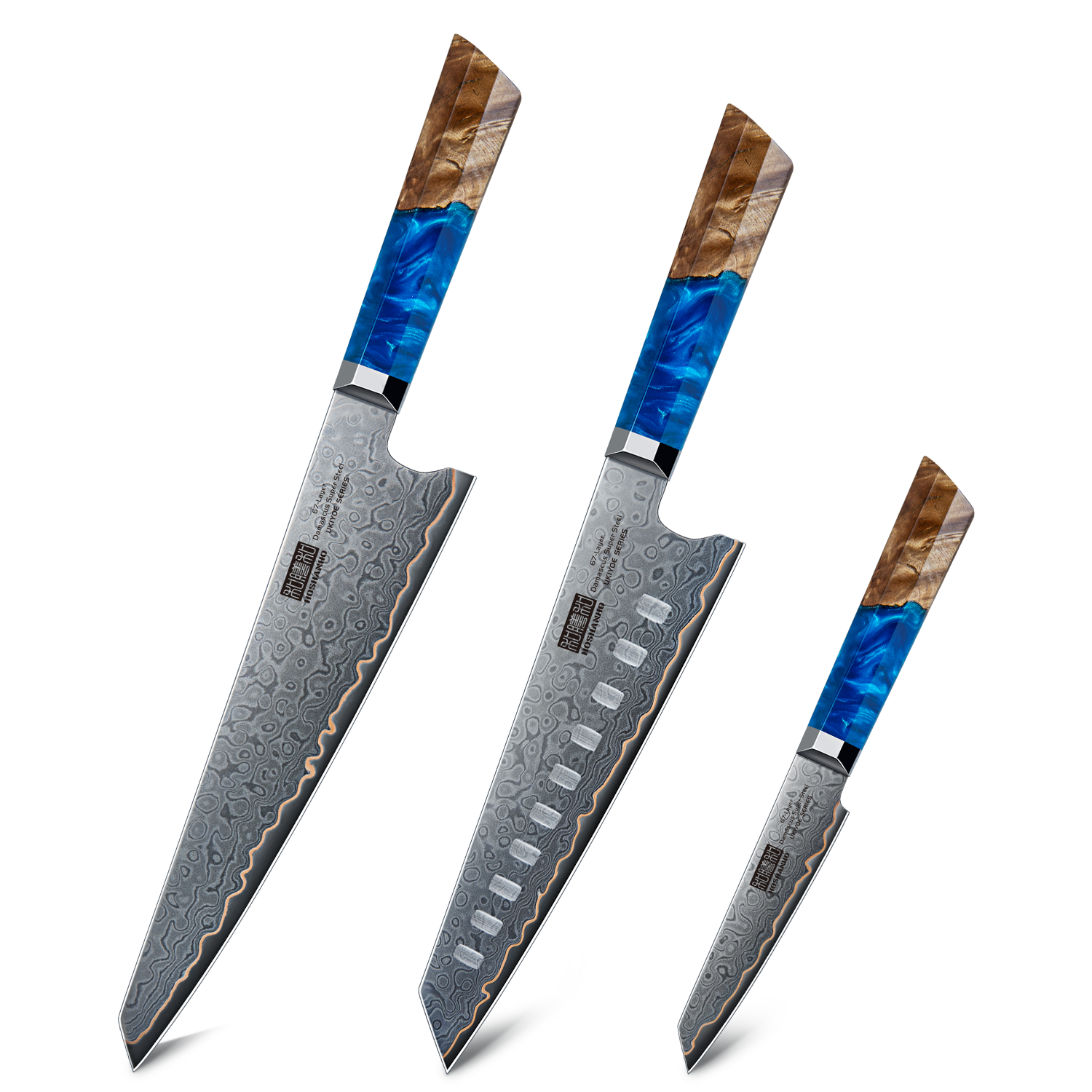 Ukiyoe 3-Piece Kitchen Knife Set