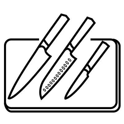 Block‑Set + Cutting Board