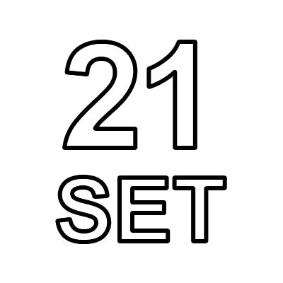 21 Piece Set