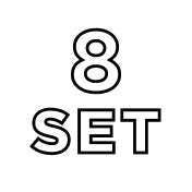 8 Piece Set