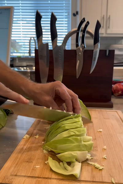 Chef Slicing Brisket